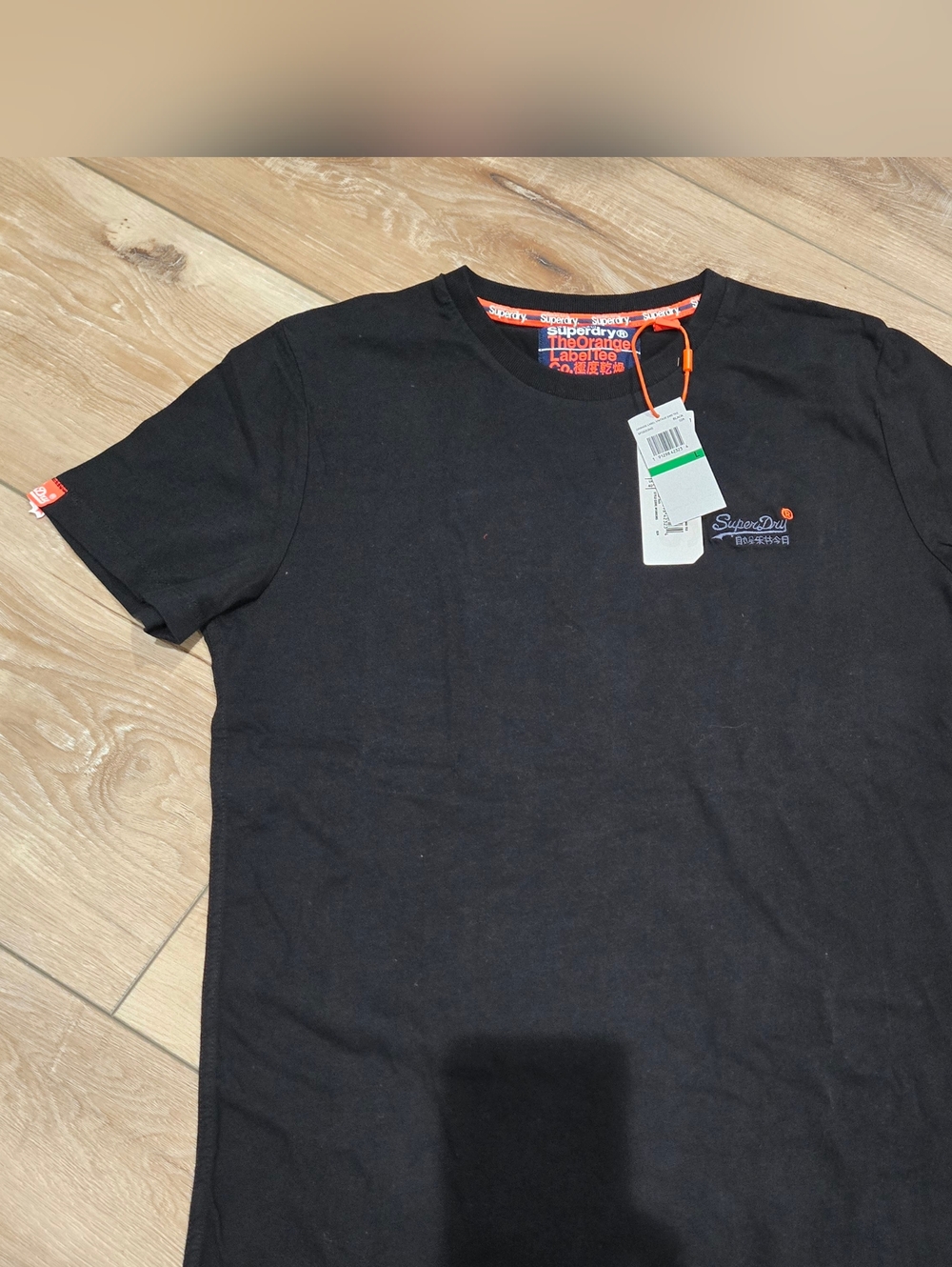 Superdry Men’s Black Logo Crew Neck T-Shirt